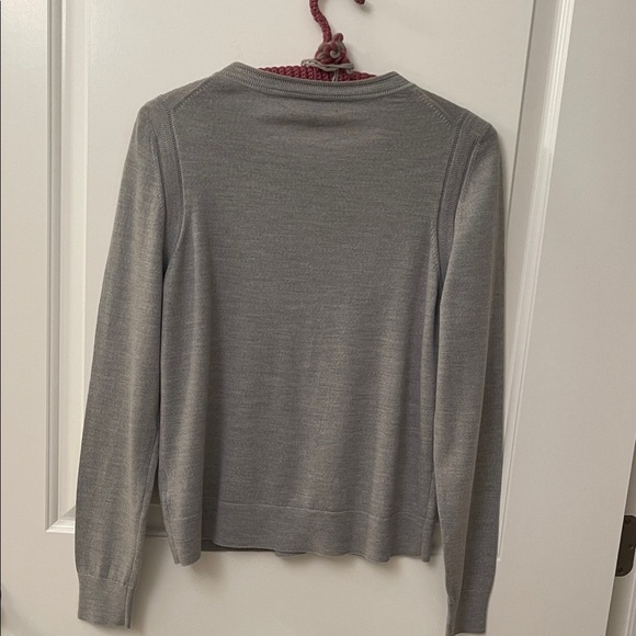 Banana Republic Pink and Gray Merino Wool Sweater - Picture 10 of 11